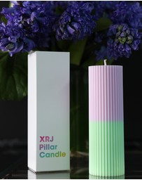 XRJ Celebrations - Pillar Two-Tone Tulip Candle