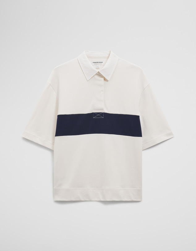 Country Road - Australian Cotton Short Sleeve Workwear Block Rugby Polo