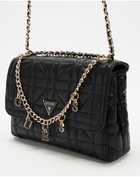 GUESS - Edita Convertible Crossbody Flap Charms