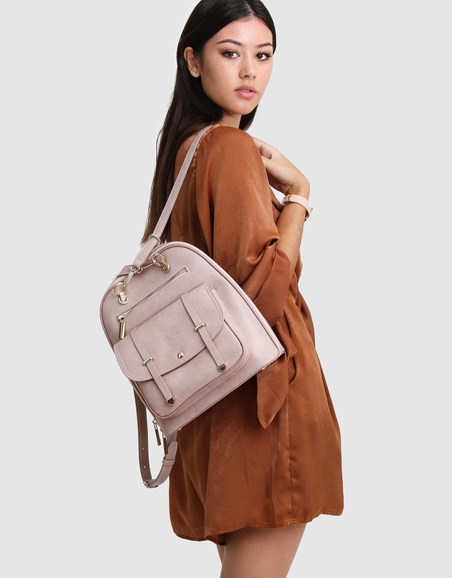 Belle & Bloom - 5th Ave Leather Backpack
