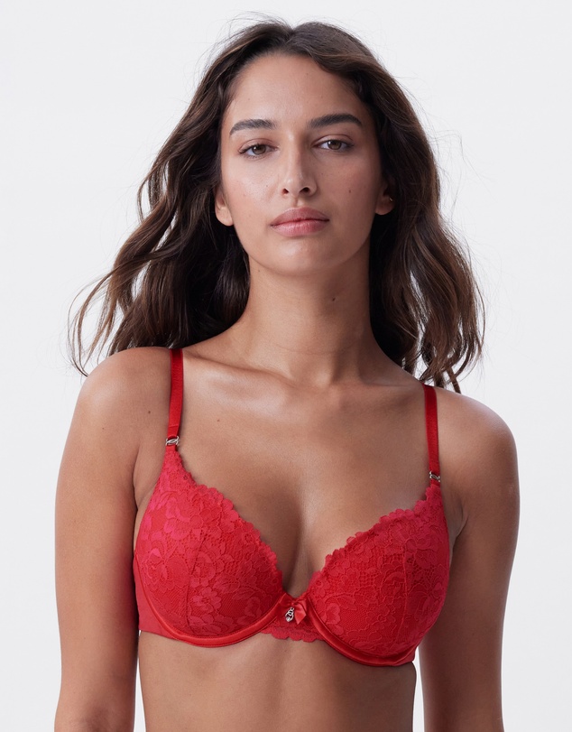 Bras N Things - Bethany Essentials Contour Bra - Red
