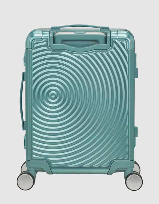 American Tourister - Soundbox Alu Carry-On Small 55cm Zipperless Suitcase