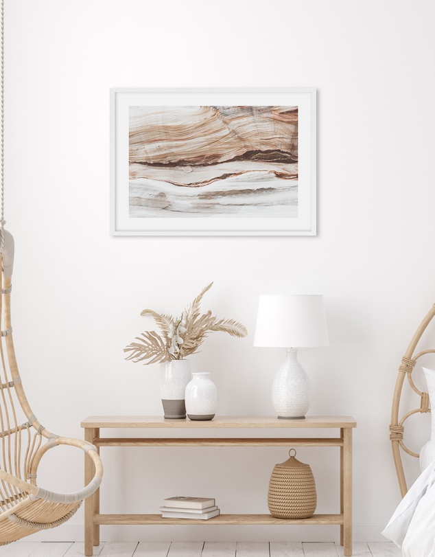 Olive et Oriel - Bronte Rocks Art Print