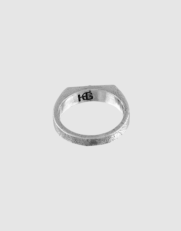 Haze & Glory - ICONIC EXCLUSIVE - La Vie en Rose Signet Ring in Oxidised 925 Silver