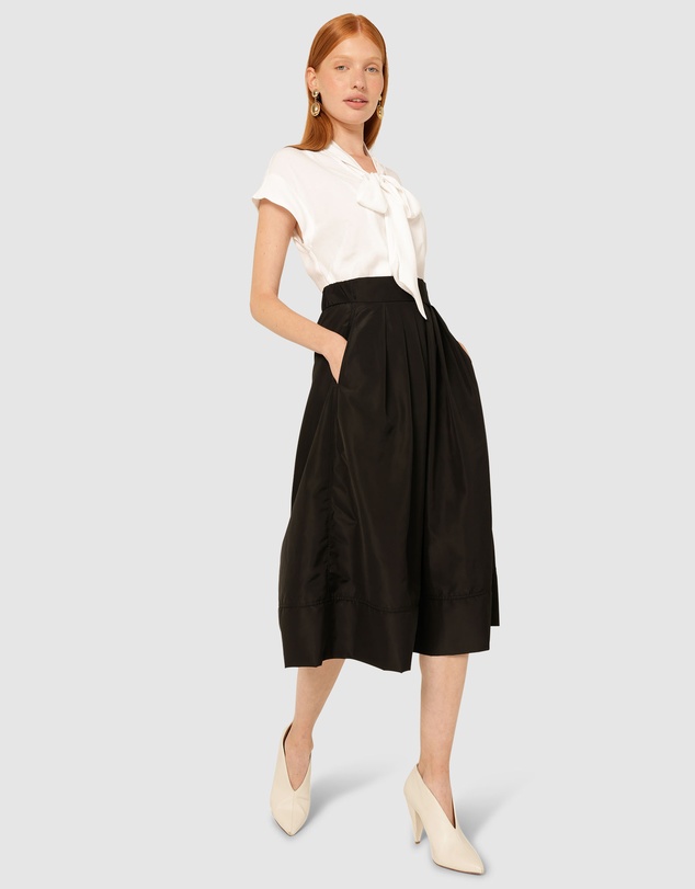 SACHA DRAKE - Pleated A-Line Skirt