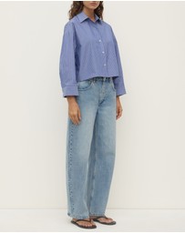 Assembly Label - Anais Stripe Cropped Shirt
