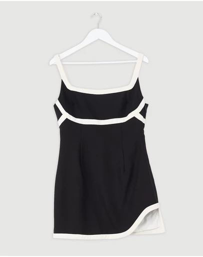 Revibe - Repaired BY JOHNNY. Calypso Splice Mini Dress - AU 12