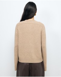 AERE - Isla Merino Wool Relaxed Cardigan