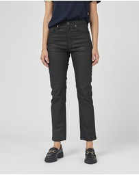 DRICOPER DENIM - Mika Coated Denim Straight Leg Jeans