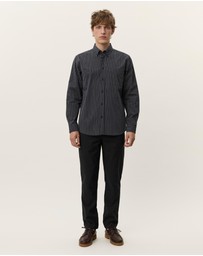 Les Deux - Kent Stripe Poplin Shirt