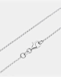 Kuzzoi - ICONIC EXCLUSIVE - Necklace Brand Military Plate Brushed 925 Sterling Silver
