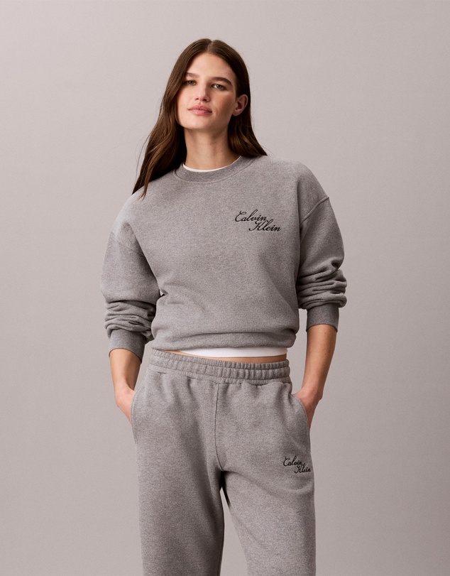 Calvin Klein Jeans - Textured Fleece Crewneck Sweatshirt