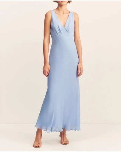 Shona Joy - Korine Plunged Maxi Dress