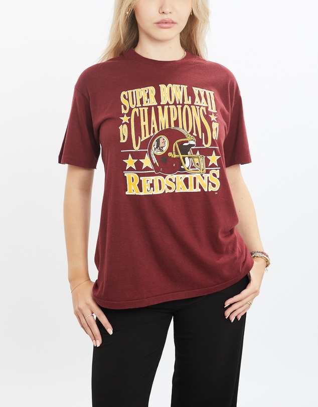 Vintage by The Real Deal - Pre Loved - Vintage 1987 NFL Washington Redskins Super Bowl Tee