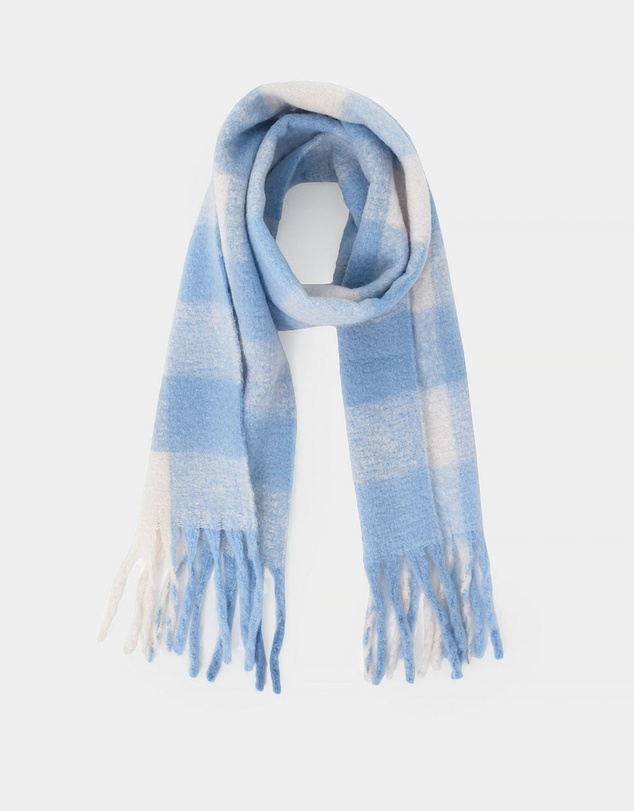Forcast - Rosy Checked Scarf