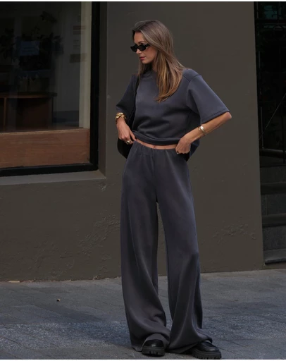 ENA PELLY - Alessa Relaxed Soft Jersey Pants