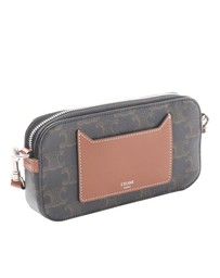 Pre-Loved by Azura Reborn - Pre-Loved Triomphe Coated Canvas Logo Horizontal Pouch