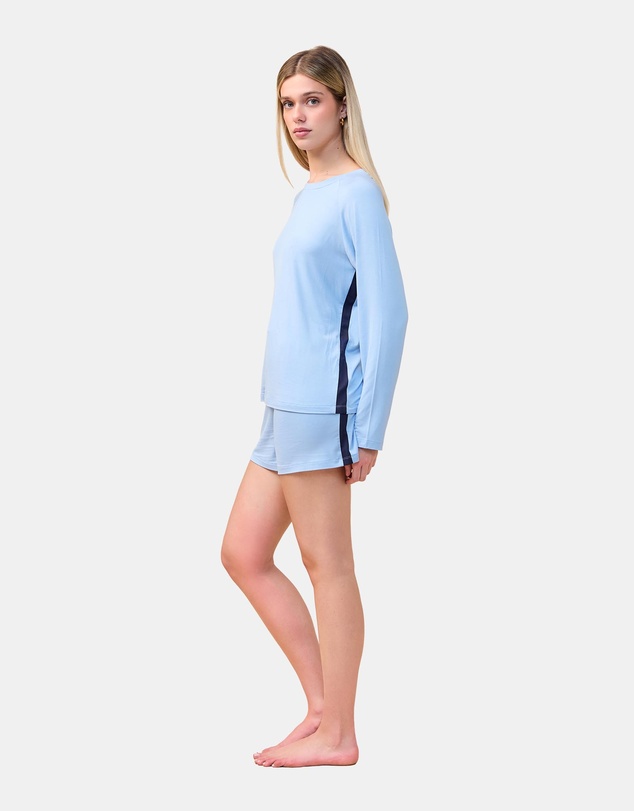 Gingerlilly - Solene Long Sleeve Top with Stripe