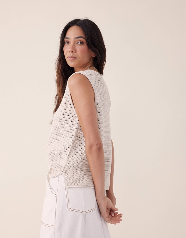 Ceres Life - Margot Mesh Knit Tank