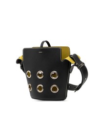 Pre-Loved by Azura Reborn - Pre-Loved Mini Leather Grommet Bucket Bag