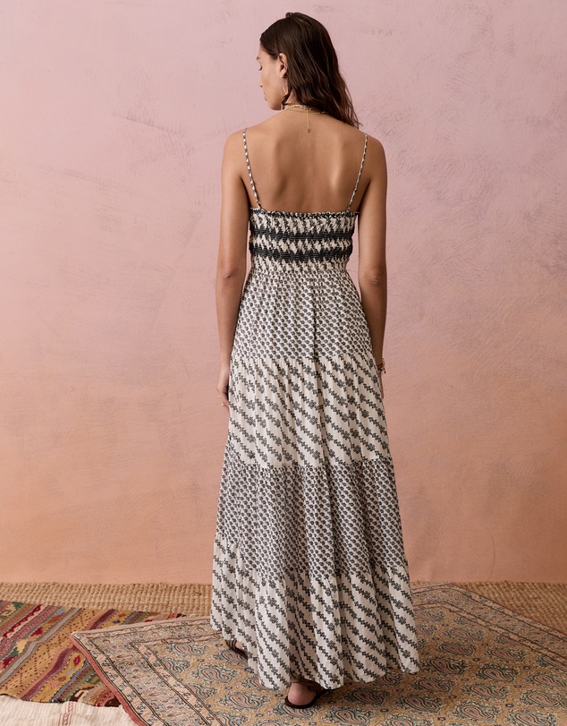 BOTEH - Levante Shirred Maxi Dress