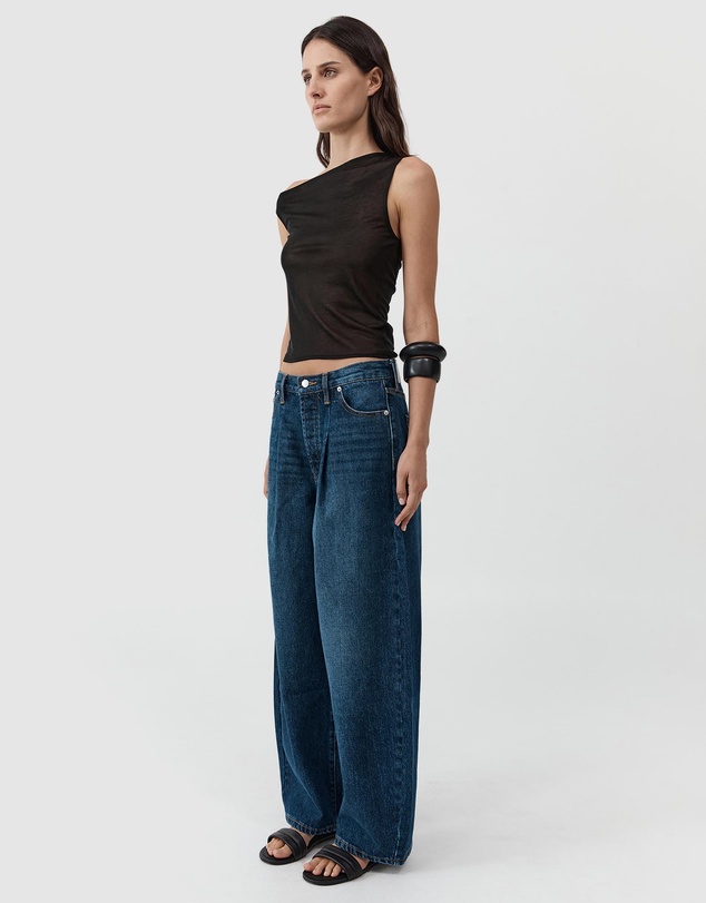 St. Agni - Fine Jersey Asymm Top