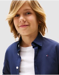 Tommy Hilfiger - Solid Poplin Shirt - Teens