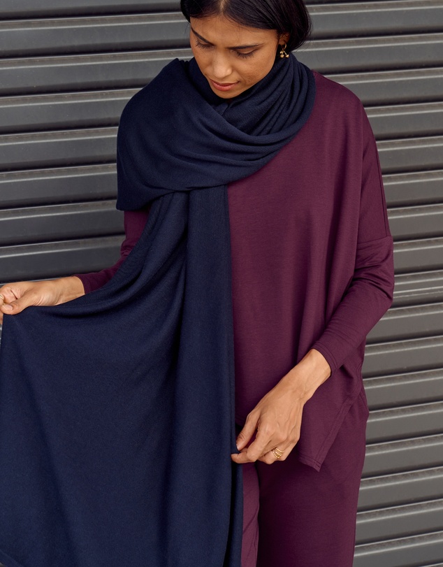 Bamboo Body - Bamboo & Recycled Cashmere Wool Travel Wrap 