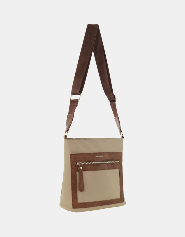 Pierre Cardin - Pierre Cardin RFID Lightweight Nylon Crossbody Bag
