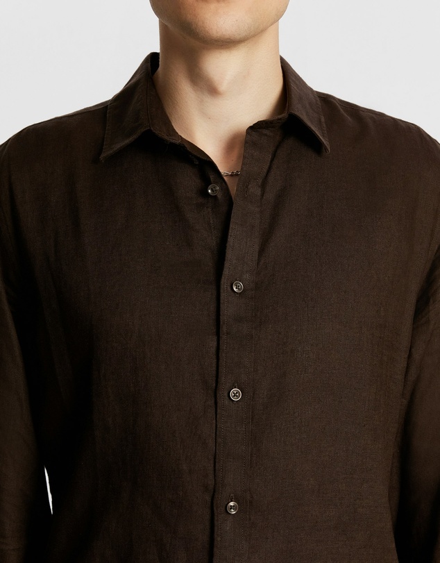 yd. - West Hampton Pure Linen Shirt