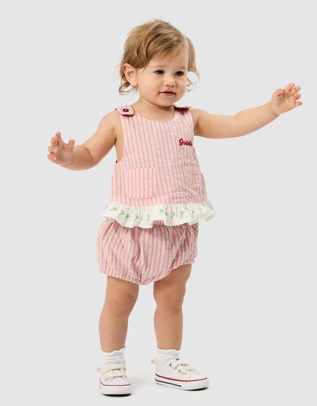 Goldie + Ace - Christmas Cross Back Tunic Set - ICONIC EXCLUSIVE - Babies