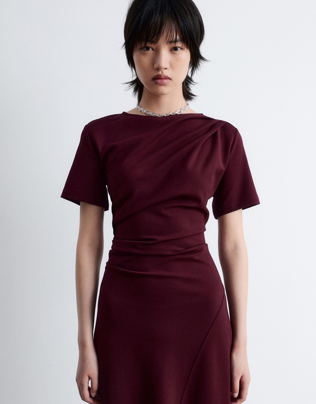 & Other Stories - Draped SS Midi Dress