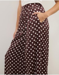 Atmos&Here - Fiona Polka Dot Tailored Trousers
