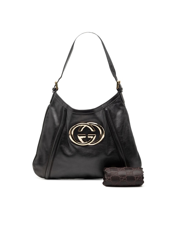 Pre-Loved by Azura Reborn - Pre-Loved Calfskin Interlocking G Britt Shoulder Bag