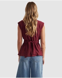 Decjuba - Tia Knot Front Top