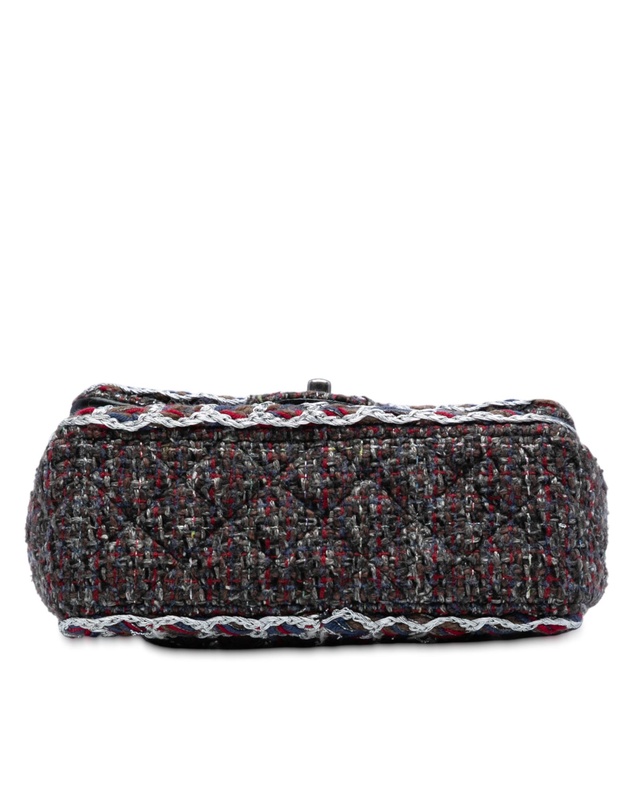 Pre-Loved by Azura Reborn - Pre-Loved Mini Rectangular Classic Braided Tweed Single Flap