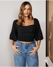 Atmos&Here - Freya Puff Sleeve Top
