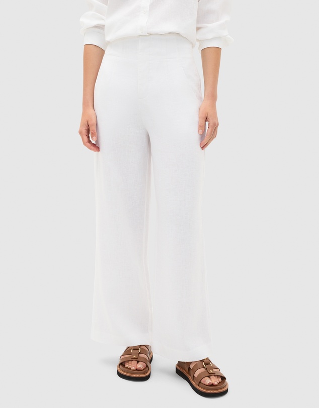 Seed Heritage - Core Linen Waisted Pant