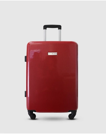 JETT BLACK - Garnet Red Series Medium Suitcase