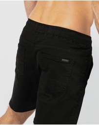 ONEBYONE - Hudson Black Shorts