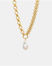 Zoe Olivia - Waterproof Chunky Pearl Statement Necklace