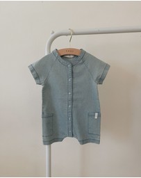Susukoshi - Denim Mechanic Baby Suit Shorts