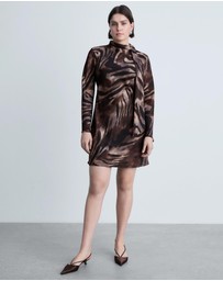 M.N.G - Martina Zebra Satin Dress