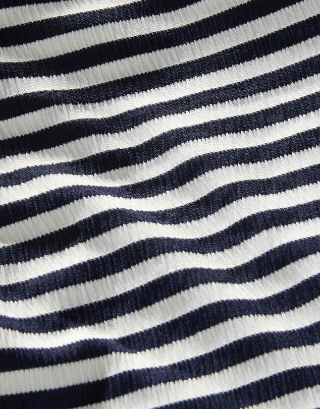 Michael Kors - St. Tropez Stripe Off-Shoulder Bandeau Bikini Top