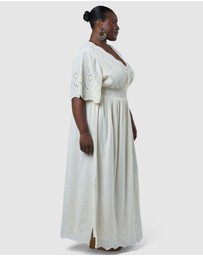 The Poetic Gypsy - Artisan Broderie Maxi Dress
