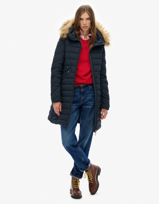 Superdry - Fuji Hooded Mid Length Jacket