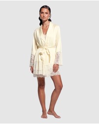 GINIA - Silk Lace Robe