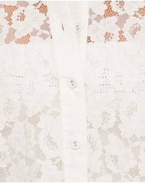 Petal & Pup - Carol Lace Shirt - White
