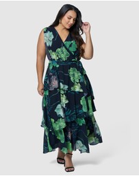 Pink Dusk by Curve Project - Wild Nights Maxi Dress