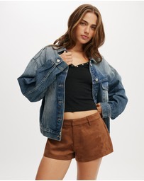 Cotton On - Suede Micro Shorts